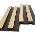 Panel Τοίχου με 3D Πηχάκια Residence F4 Natural Oak Black