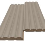 Panel Τοίχου με 3D Πηχάκια Wave 806090 Sand Grey