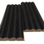 Panel Τοίχου με 3D Πηχάκια Wave 805090 Black Edition