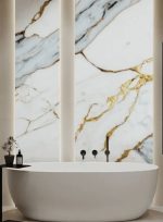 PVC Wall Panel Carrara Gold 106 - Image 4