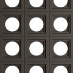 3D Panel Τοίχου PU Gap Circle Light Black - Image 2