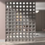 3D Panel Τοίχου PU Gap Circle Light Black - Image 3