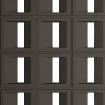 3D Panel Τοίχου PU Gap Window Light Black - Image 2