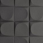 3D Panel Τοίχου PU Geometry Arch Light Black - Image 2