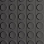 3D Panel Τοίχου PU Geometry Dots Light Black - Image 2