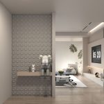 3D Panel Τοίχου PU Geometry Dots Light Black - Image 3