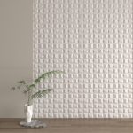 3D Panel Τοίχου PU Geometry Pyramid Light Black - Image 3