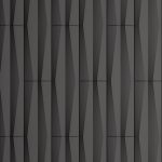 3D Panel Τοίχου PU Geometry Tile Light Black - Image 2