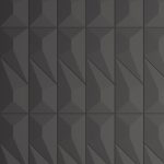 3D Panel Τοίχου PU Geometry Wave Light Black - Image 2