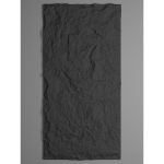 3D Panel Τοίχου PU Stone Obsidian Light Black