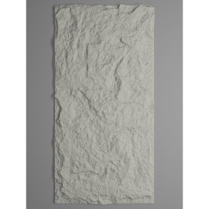 3D Panel Τοίχου PU Stone Obsidian Light Grey