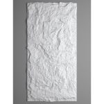 3D Panel Τοίχου PU Stone Obsidian Pure White