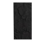 3D Panel Τοίχου PU Rock Vesuvius Black με ανάγλυφη υφή βράχου