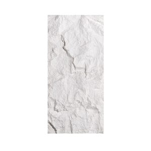 3D Panel Τοίχου PU Rock Vesuvius White με ανάγλυφη υφή βράχου