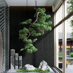 3D Panel Τοίχου PU Stone Stripes Light Black - Image 2