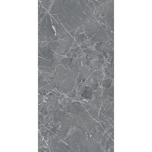 Πλακάκι Porcellanato 60x120 Meteor Acero με γκρι stone‑look