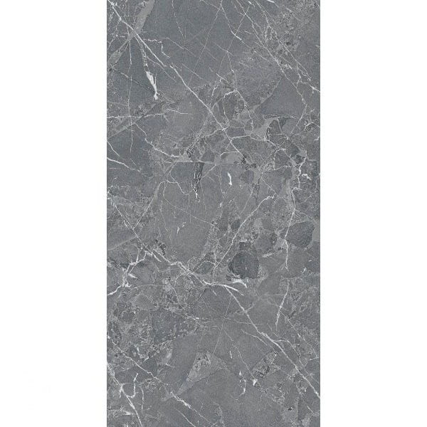 Πλακάκι Porcellanato 60x120 Meteor Acero με γκρι stone‑look