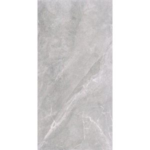 Πλακάκι Porcellanato 60×120 Volga Acero με γκρι stone-look επιφάνεια