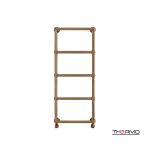 Θερμαινόμενη πετσετοκρεμάστρα Thermo Adelphi antique brass 50x115 σε μπάνιο