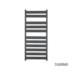 Θερμαινόμενη πετσετοκρεμάστρα Thermo Largo 120x50 black matt μπάνιου