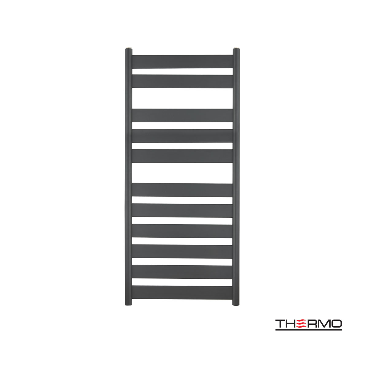 Θερμαινόμενη πετσετοκρεμάστρα Thermo Largo 120x50 black matt μπάνιου
