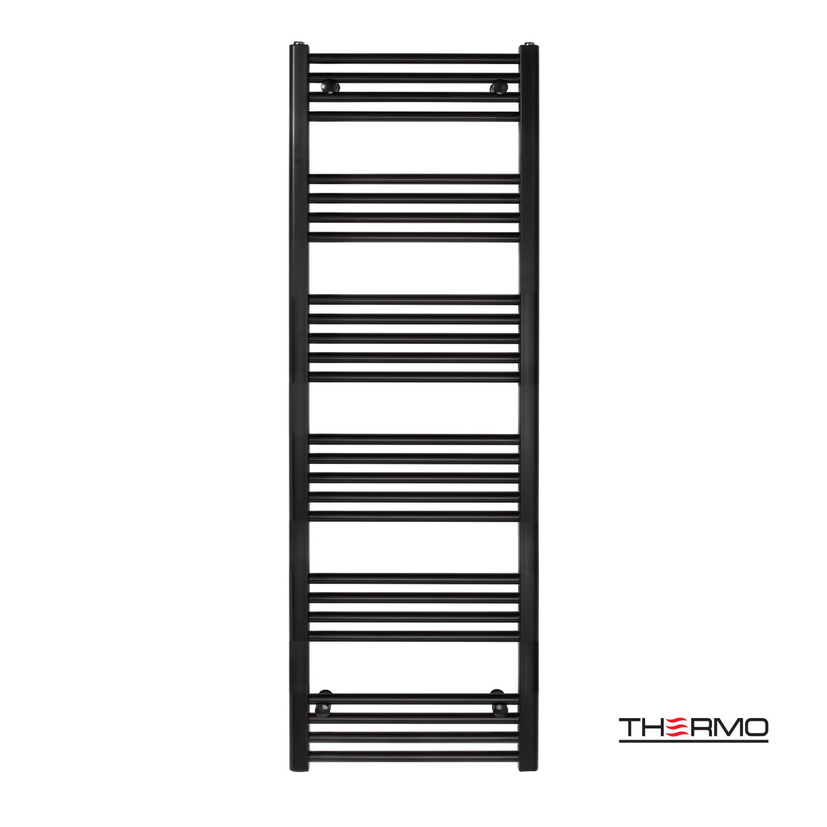 Θερμαινόμενη Πετσετοκρεμάστρα Thermo Alto 150x50cm Black Matt από mild steel