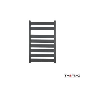 Θερμαινόμενη πετσετοκρεμάστρα Thermo Largo 80x50 black matt μπάνιου