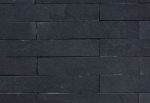 Black 5×30cm από φυσικό μαύρο ασβεστόλιθο για επενδύσεις τοίχων εσωτερικών και εξωτερικών χώρων