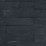 Black 5×30cm από φυσικό μαύρο ασβεστόλιθο για επενδύσεις τοίχων εσωτερικών και εξωτερικών χώρων