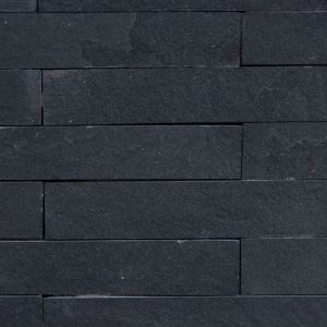 Black 5×30cm από φυσικό μαύρο ασβεστόλιθο για επενδύσεις τοίχων εσωτερικών και εξωτερικών χώρων
