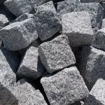 Κυβόλιθοι Γρανίτη Γκρι 10×10×8cm από φυσικό γρανίτη για πλακοστρώσεις και λιθόστρωτα εξωτερικών χώρων
