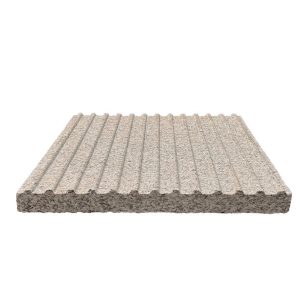 Πλάκες εξυπηρέτησης τυφλών 40×40cm από γρανίτη Κίτρο με αυλακώσεις για όδευση και προσβασιμότητα ΑμεΑ.