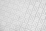 Ψηφιδωτό Θάσου Tetris από λευκό μάρμαρο Θάσου 30,5×35,5cm