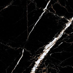 Πλακάκι Porcellanato 60×120 Luxor Black με όψη μαρμάρου