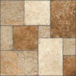Πλακάκι Porcellanato 45.6×45.6 Pavimento Brown με όψη πέτρας