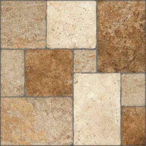 Πλακάκι Porcellanato 45.6×45.6 Pavimento Brown με όψη πέτρας