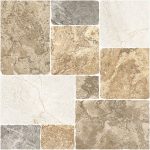 Πλακάκι Porcellanato 45.6×45.6 Rivolato Mix με φυσική όψη πέτρας