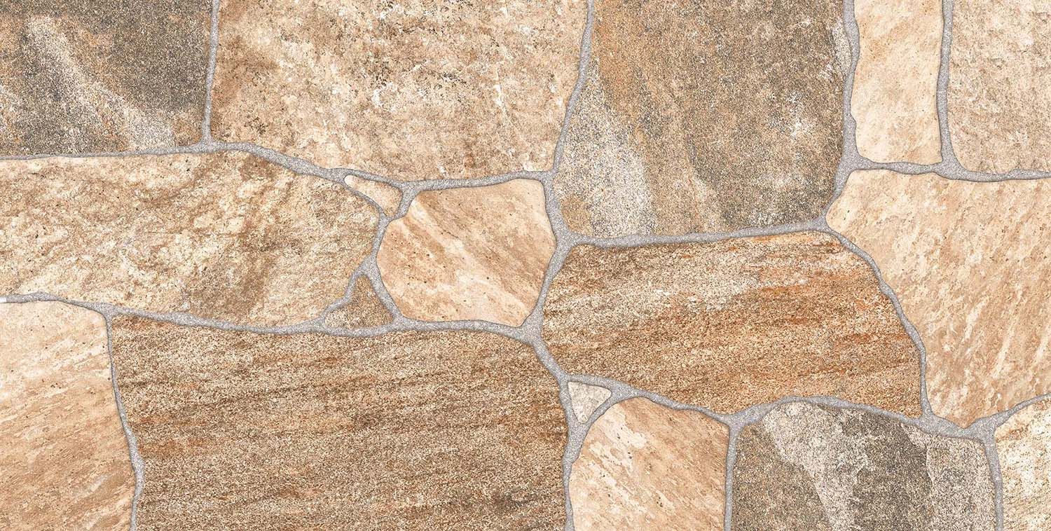 Πλακάκι Porcellanato 30.3×60.6 Atlas Brown με όψη πέτρας