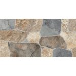 Πλακάκι Porcellanato 30.3×60.6 Pompey Dark Mix με όψη πέτρας