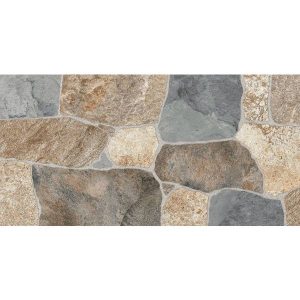 Πλακάκι Porcellanato 30.3×60.6 Pompey Dark Mix με όψη πέτρας