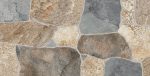 Πλακάκι Porcellanato 30.3×60.6 Pompey Dark Mix με όψη πέτρας