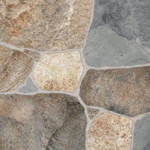 Πλακάκι Porcellanato 30.3×60.6 Pompey Dark Mix με όψη πέτρας