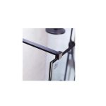 Διαχωριστικό ντουζιέρας Devon IWIS Walk-in 80×200cm Black Brushed PVD - Image 2