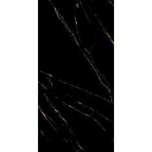 Πλακάκι Porcellanato 60×120 Norina Black με όψη μαρμάρου