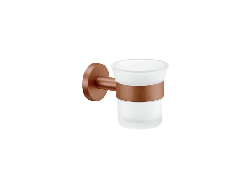 Επιτοίχια Ποτηροθήκη Sanco Gaea red copper brushed 121201-PVD-10BR Επιτοίχια Ποτηροθήκη Sanco Gaea PVD Χρώματα 121201 - Image 1