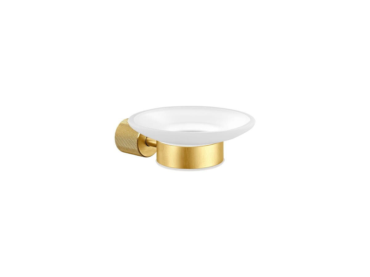 Επιτοίχια σαπουνοθήκη Sanco Lithos golden brass brushed Επιτοίχια Σαπουνοθήκη Sanco Lithos PVD Χρώματα 121102 - Image 1
