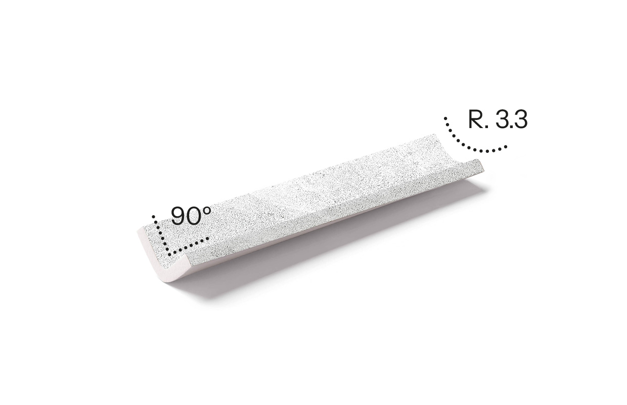 Εσωτερικό προφίλ μετάβασης CI00 Cupira Mayor Ceramica 5,5×25 cm