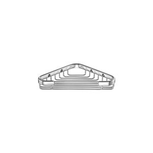 Γωνιακή Σπογγοθήκη Sanco Chrome 006-A03