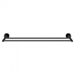 Διπλή Πετσετοθήκη Sanco Twist 60cm Black mat 14305-M116