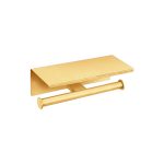 Διπλή Χαρτοθήκη με Καπάκι Sanco Academia Golden brass brushed 21827-PVD-02BR
